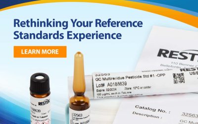 Improve lab safety and productivity with overhauled Restek reference standards
