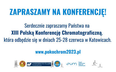 Zapraszamy na XIII Polską Konferencję Chromatograficzną